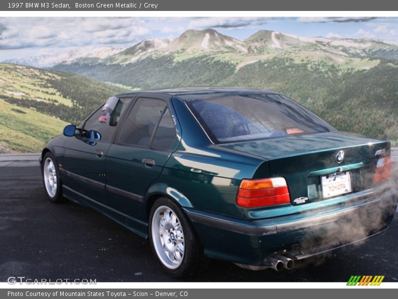 Boston Green Metallic / Grey 1997 BMW M3 Sedan