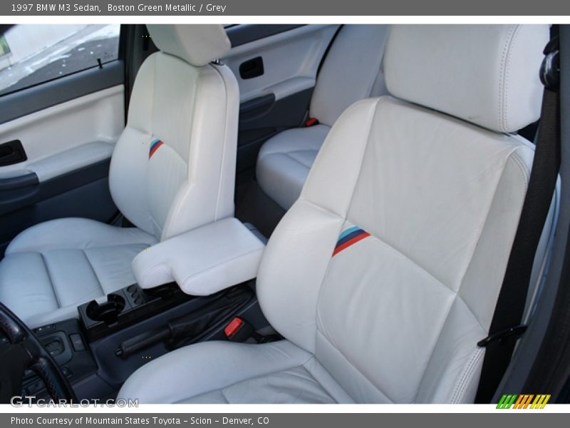 Boston Green Metallic / Grey 1997 BMW M3 Sedan