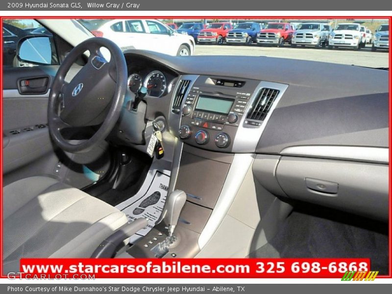 Willow Gray / Gray 2009 Hyundai Sonata GLS