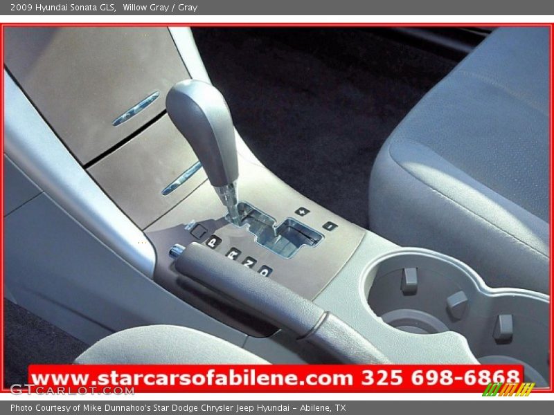 Willow Gray / Gray 2009 Hyundai Sonata GLS