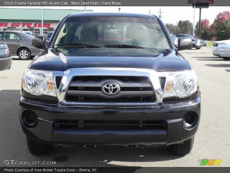 Black Sand Pearl / Sand Beige 2010 Toyota Tacoma SR5 Access Cab