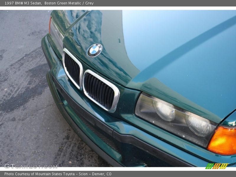 Boston Green Metallic / Grey 1997 BMW M3 Sedan