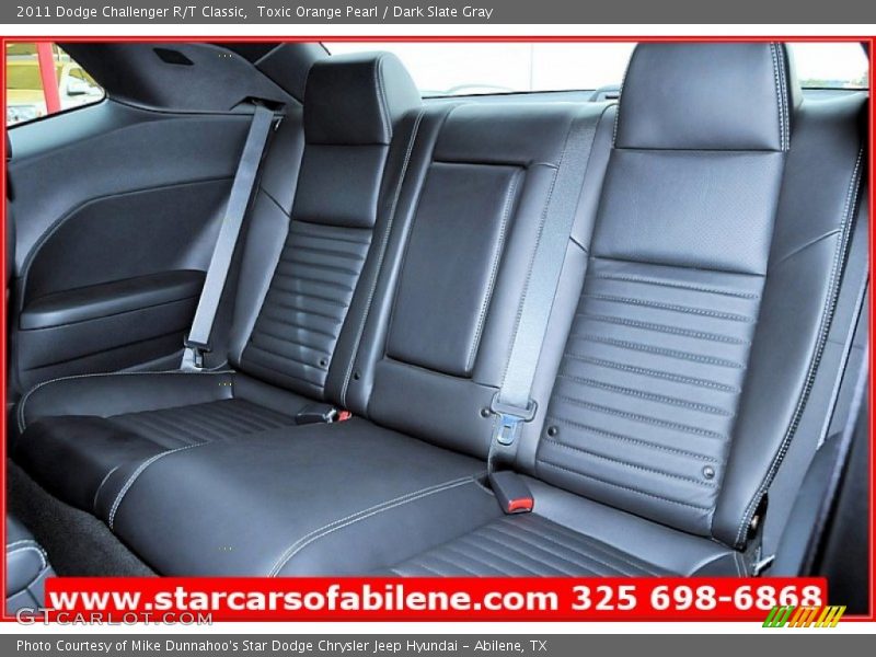 Toxic Orange Pearl / Dark Slate Gray 2011 Dodge Challenger R/T Classic