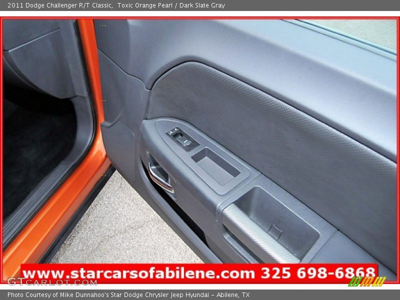 Toxic Orange Pearl / Dark Slate Gray 2011 Dodge Challenger R/T Classic