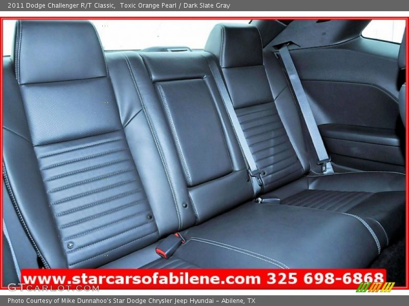 Toxic Orange Pearl / Dark Slate Gray 2011 Dodge Challenger R/T Classic