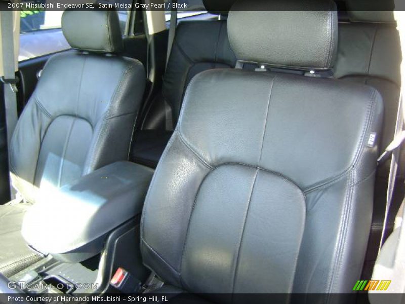 Satin Meisai Gray Pearl / Black 2007 Mitsubishi Endeavor SE
