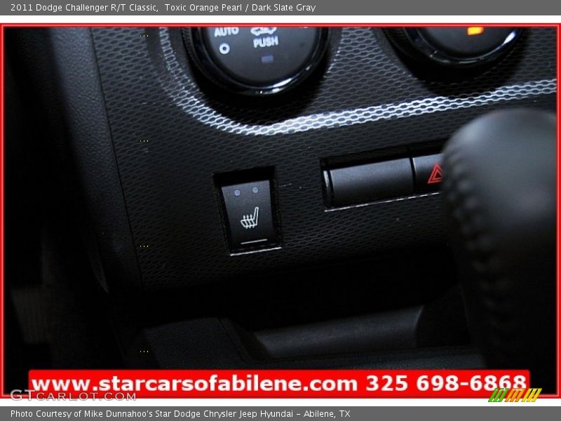 Toxic Orange Pearl / Dark Slate Gray 2011 Dodge Challenger R/T Classic