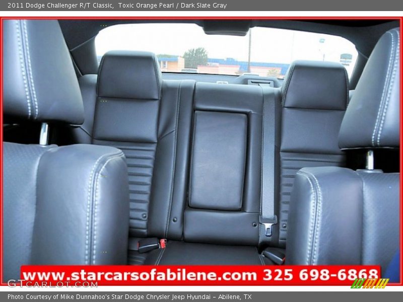 Toxic Orange Pearl / Dark Slate Gray 2011 Dodge Challenger R/T Classic