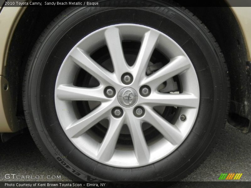 Sandy Beach Metallic / Bisque 2010 Toyota Camry