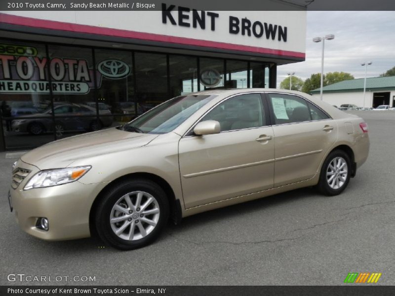 Sandy Beach Metallic / Bisque 2010 Toyota Camry