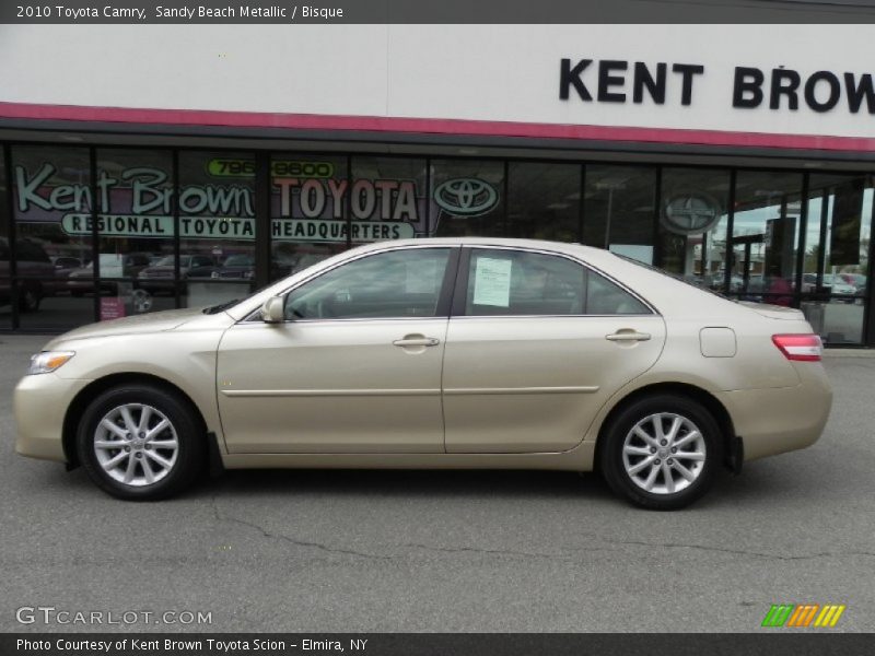 Sandy Beach Metallic / Bisque 2010 Toyota Camry