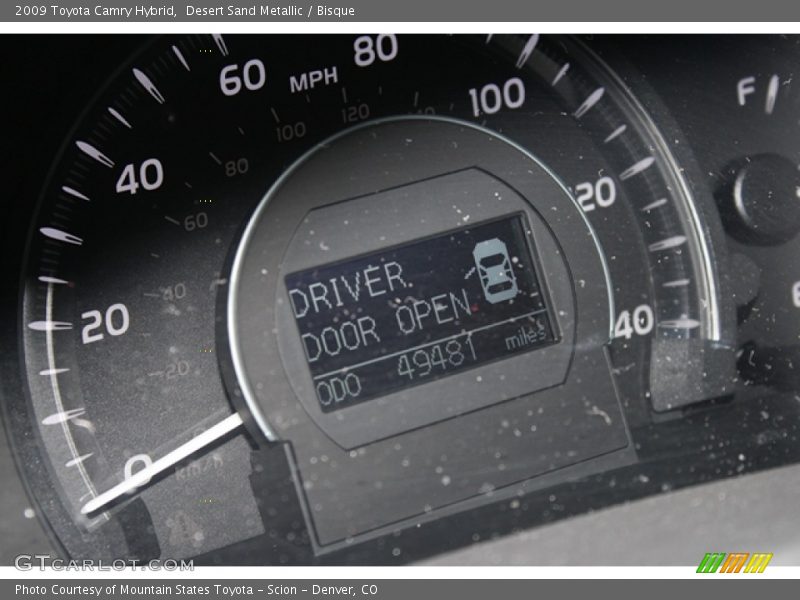 Desert Sand Metallic / Bisque 2009 Toyota Camry Hybrid