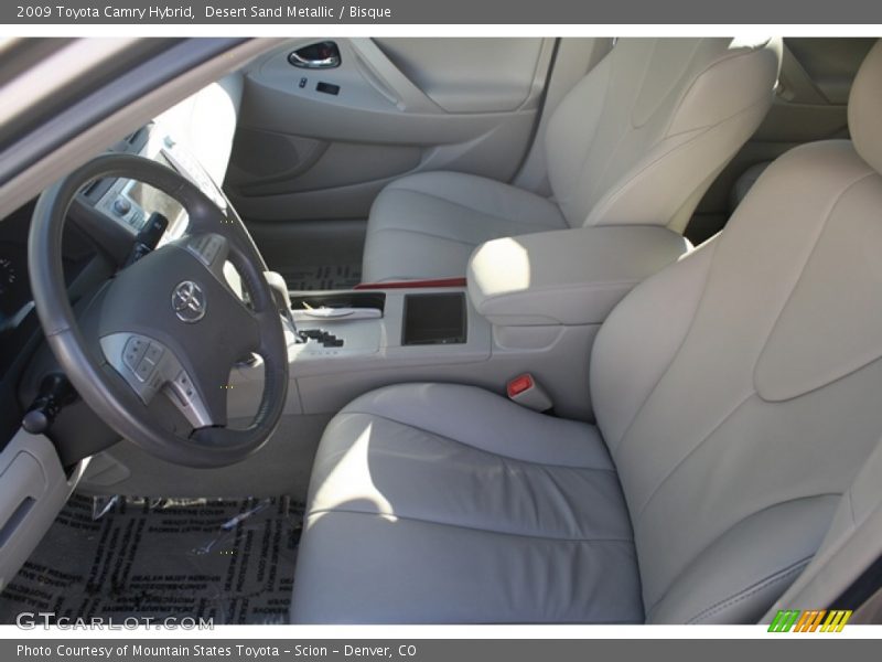 Desert Sand Metallic / Bisque 2009 Toyota Camry Hybrid