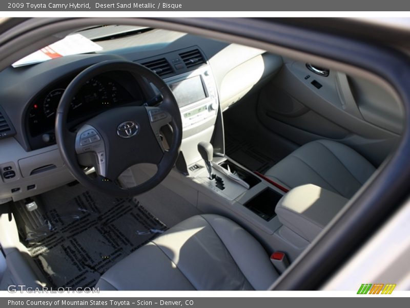 Desert Sand Metallic / Bisque 2009 Toyota Camry Hybrid