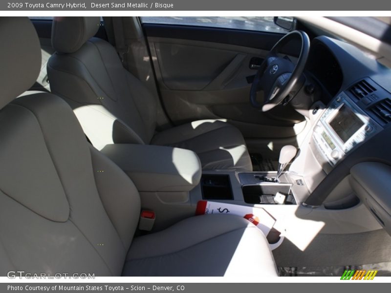 Desert Sand Metallic / Bisque 2009 Toyota Camry Hybrid