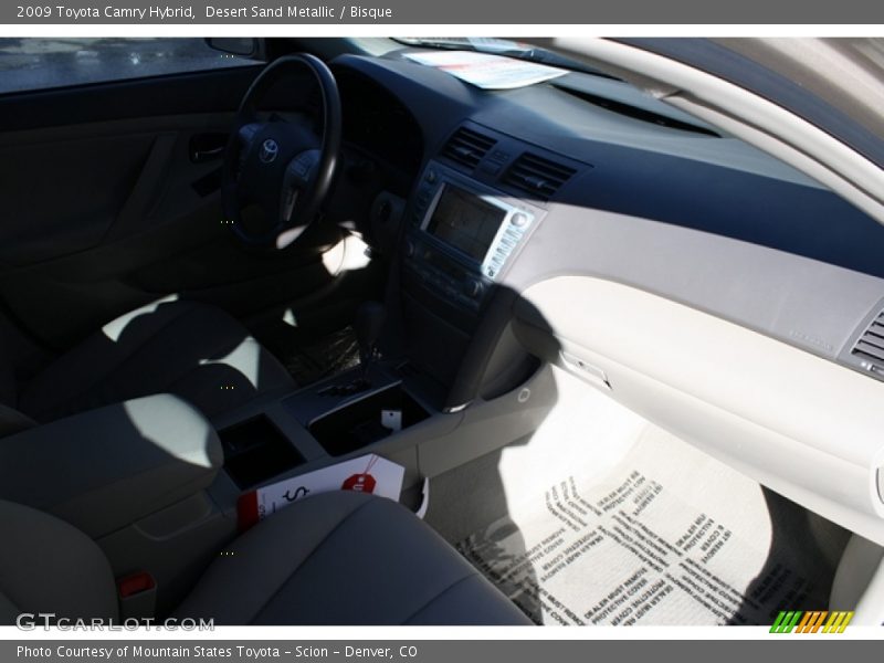 Desert Sand Metallic / Bisque 2009 Toyota Camry Hybrid