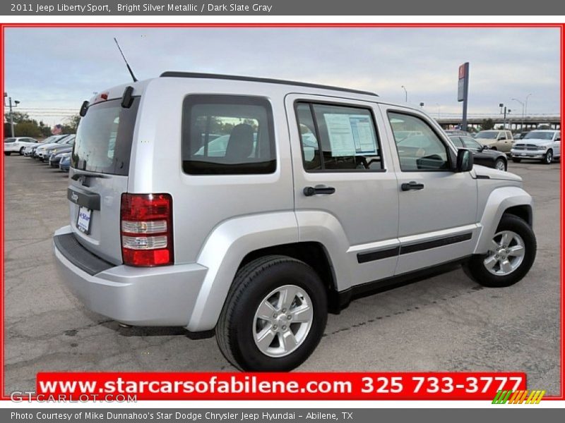 Bright Silver Metallic / Dark Slate Gray 2011 Jeep Liberty Sport