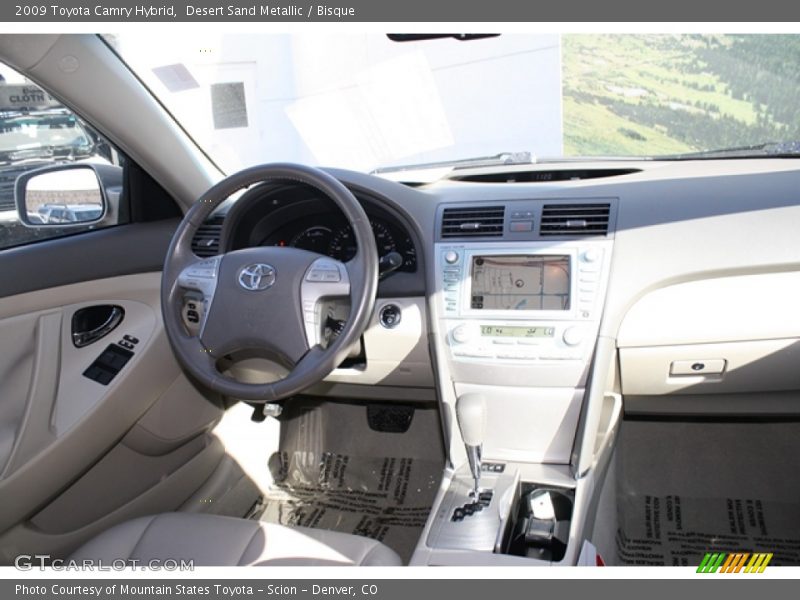 Desert Sand Metallic / Bisque 2009 Toyota Camry Hybrid