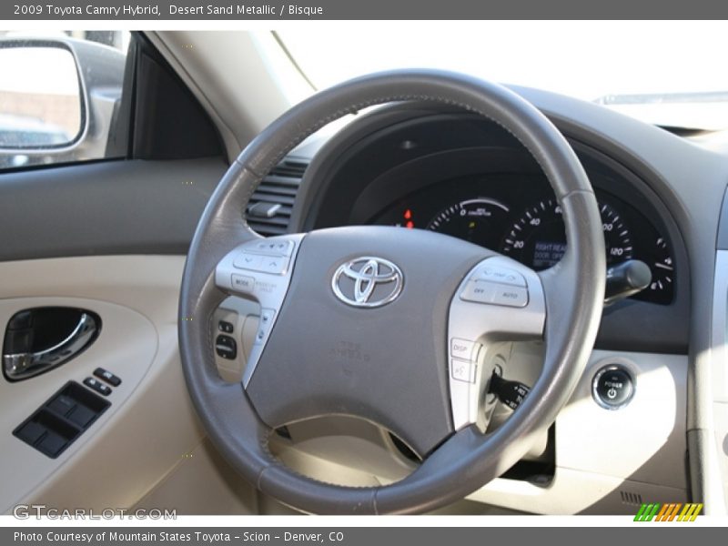 Desert Sand Metallic / Bisque 2009 Toyota Camry Hybrid