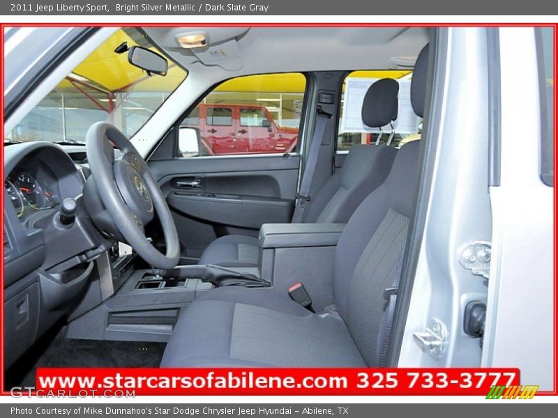 Bright Silver Metallic / Dark Slate Gray 2011 Jeep Liberty Sport