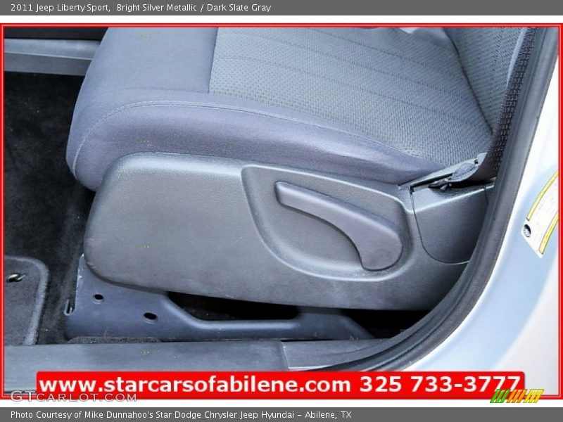 Bright Silver Metallic / Dark Slate Gray 2011 Jeep Liberty Sport
