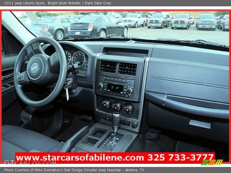 Bright Silver Metallic / Dark Slate Gray 2011 Jeep Liberty Sport