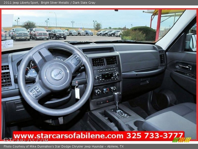Bright Silver Metallic / Dark Slate Gray 2011 Jeep Liberty Sport