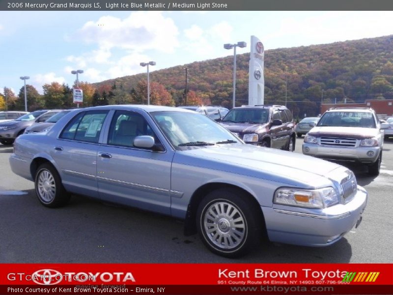 Light Ice Blue Metallic / Medium Light Stone 2006 Mercury Grand Marquis LS