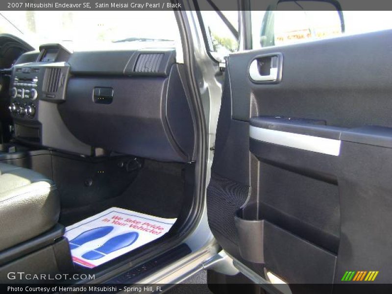 Satin Meisai Gray Pearl / Black 2007 Mitsubishi Endeavor SE