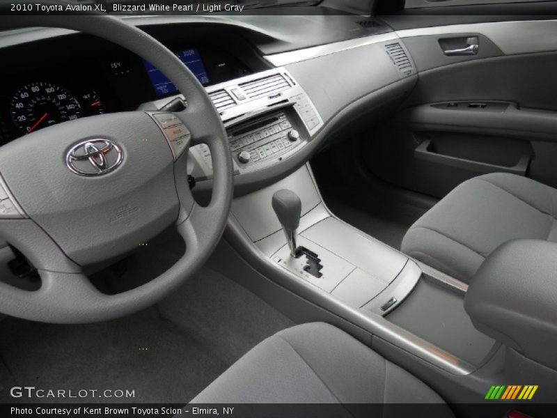 Blizzard White Pearl / Light Gray 2010 Toyota Avalon XL