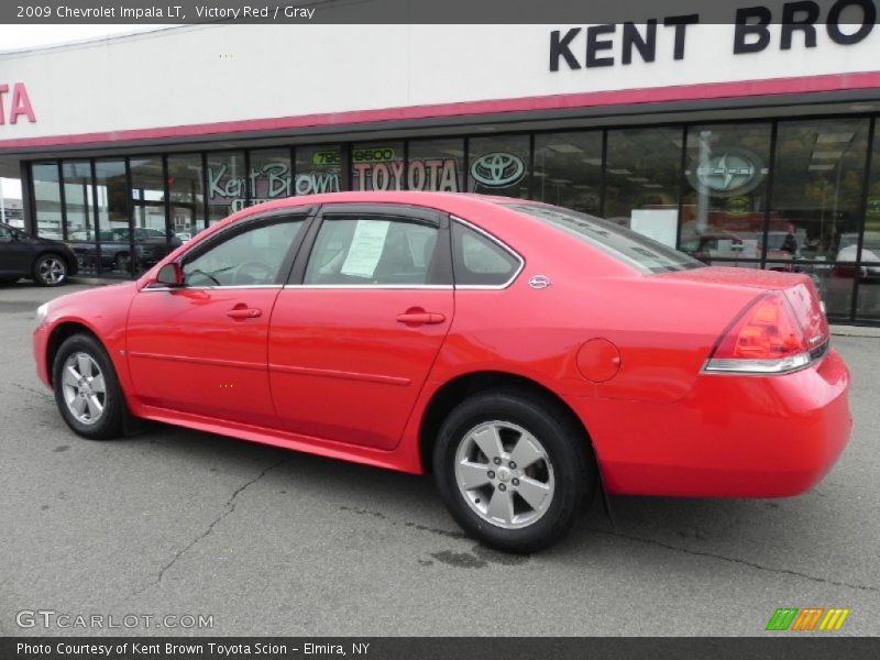 Victory Red / Gray 2009 Chevrolet Impala LT