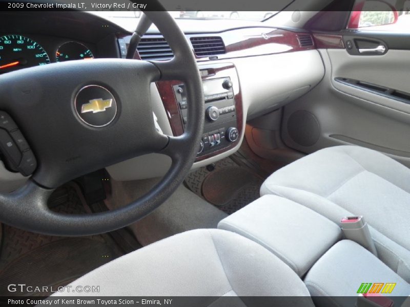 Victory Red / Gray 2009 Chevrolet Impala LT
