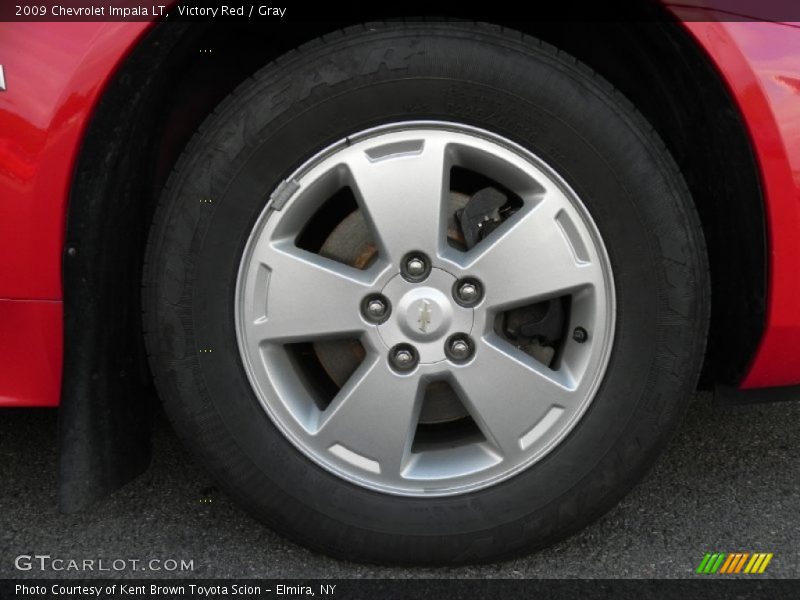 Victory Red / Gray 2009 Chevrolet Impala LT