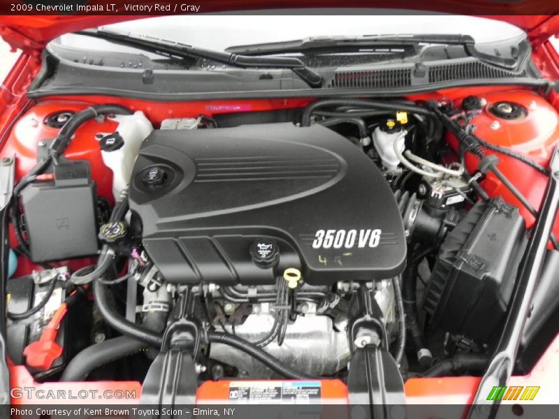 Victory Red / Gray 2009 Chevrolet Impala LT
