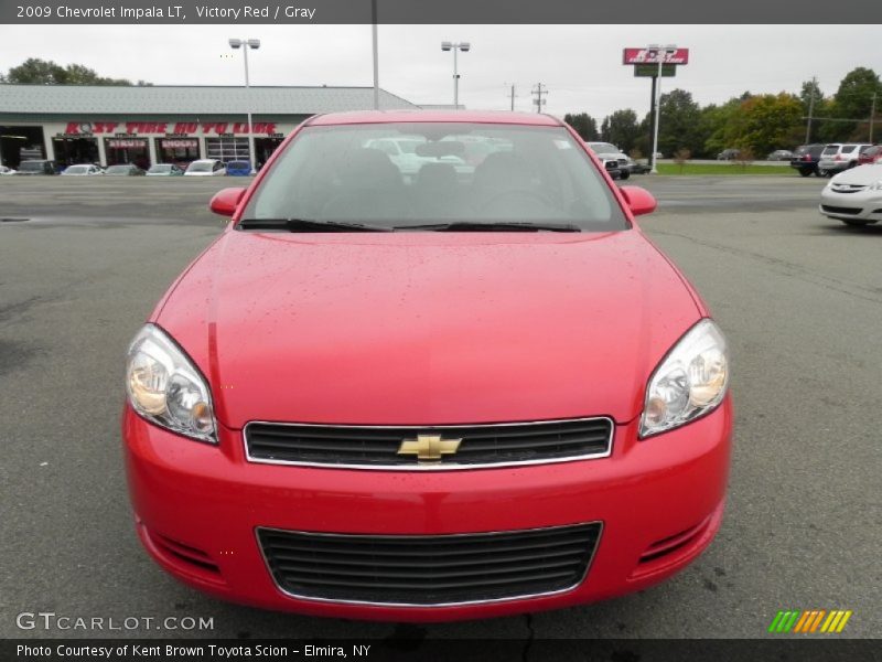 Victory Red / Gray 2009 Chevrolet Impala LT