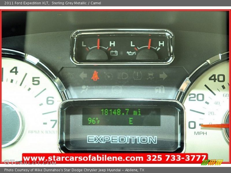 Sterling Grey Metallic / Camel 2011 Ford Expedition XLT