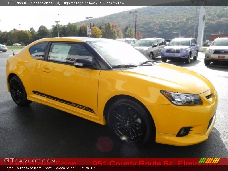 High Voltage Yellow / RS Black/Yellow 2012 Scion tC Release Series 7.0