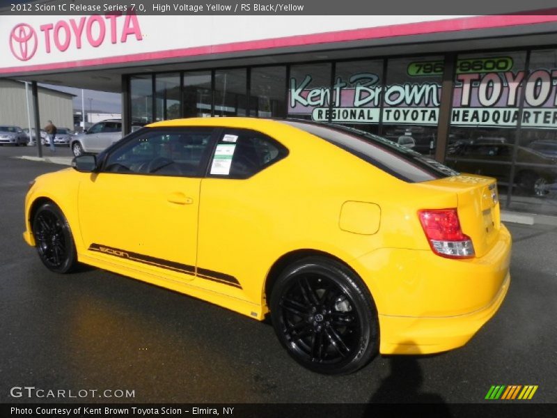 High Voltage Yellow / RS Black/Yellow 2012 Scion tC Release Series 7.0