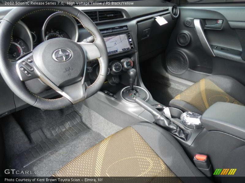 High Voltage Yellow / RS Black/Yellow 2012 Scion tC Release Series 7.0