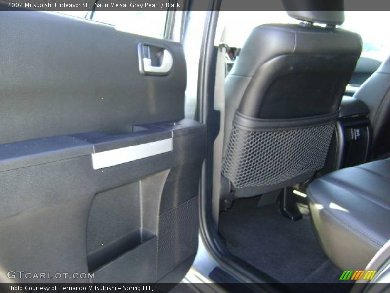 Satin Meisai Gray Pearl / Black 2007 Mitsubishi Endeavor SE