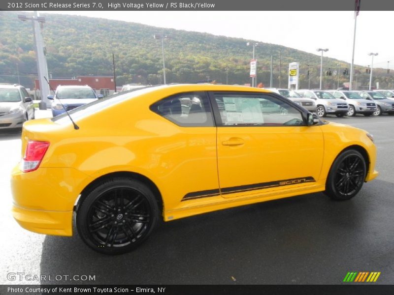 High Voltage Yellow / RS Black/Yellow 2012 Scion tC Release Series 7.0