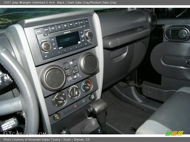 Black / Dark Slate Gray/Medium Slate Gray 2007 Jeep Wrangler Unlimited X 4x4