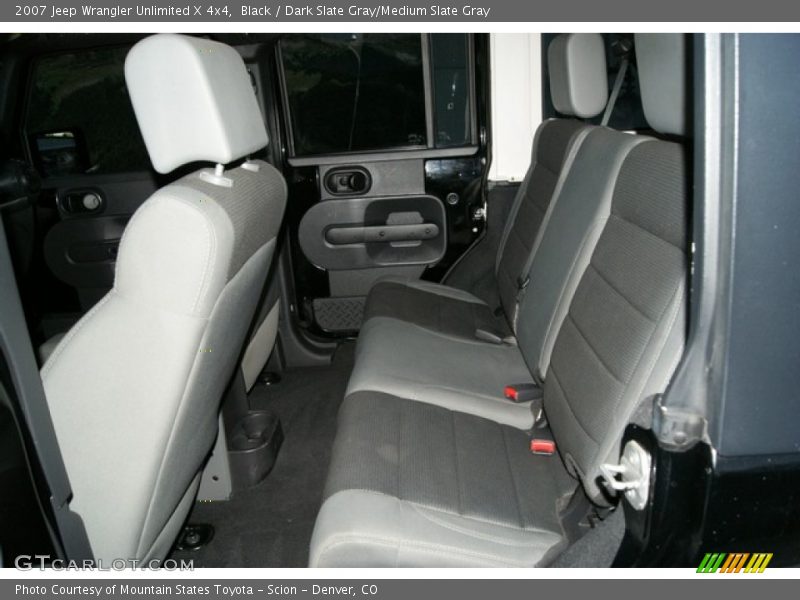 Black / Dark Slate Gray/Medium Slate Gray 2007 Jeep Wrangler Unlimited X 4x4