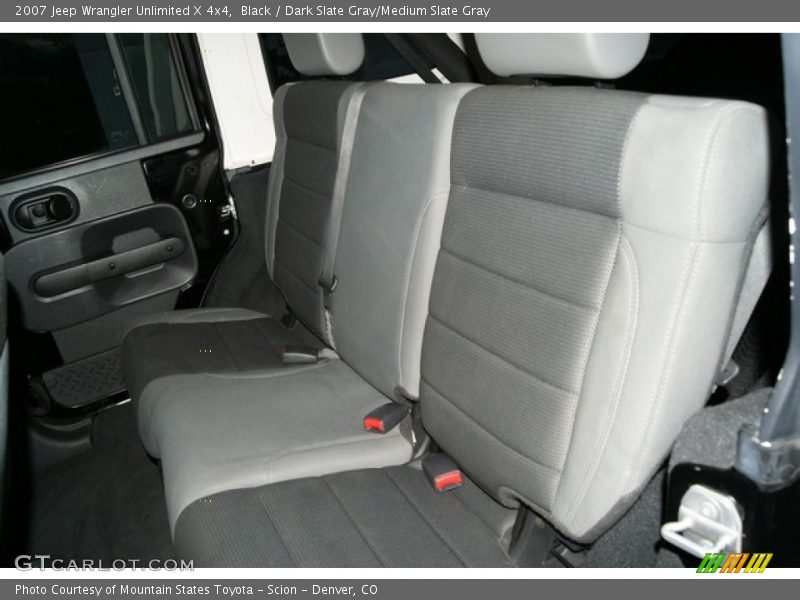 Black / Dark Slate Gray/Medium Slate Gray 2007 Jeep Wrangler Unlimited X 4x4