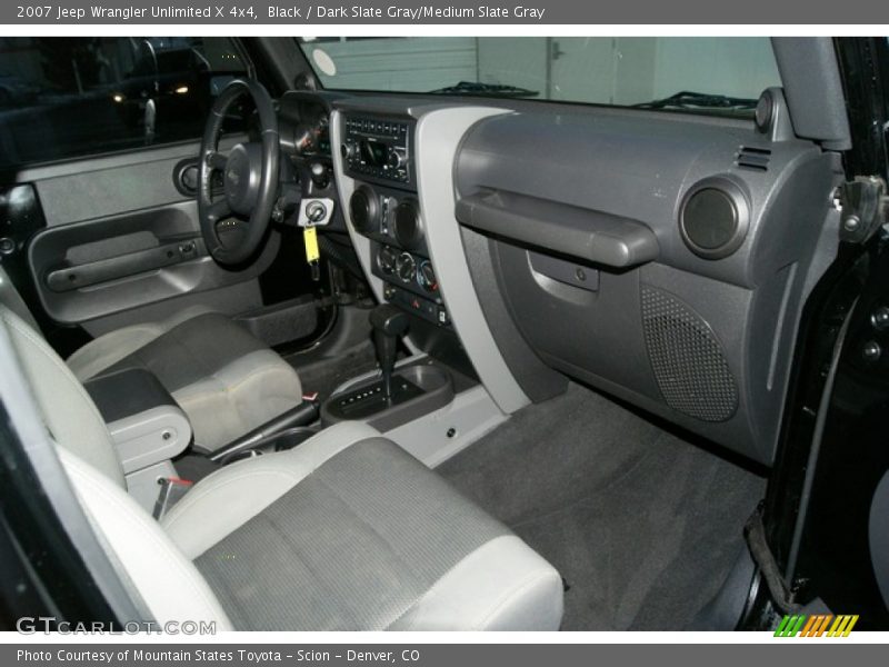 Black / Dark Slate Gray/Medium Slate Gray 2007 Jeep Wrangler Unlimited X 4x4