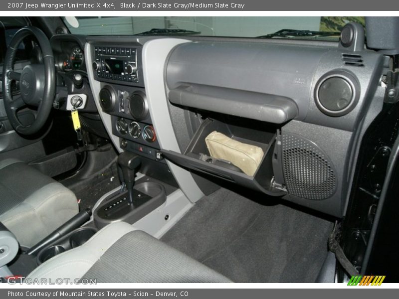 Black / Dark Slate Gray/Medium Slate Gray 2007 Jeep Wrangler Unlimited X 4x4