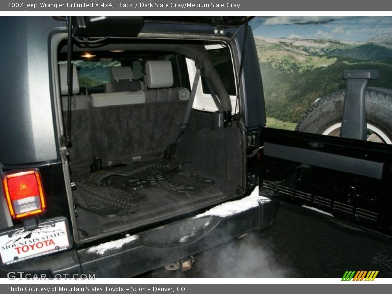 Black / Dark Slate Gray/Medium Slate Gray 2007 Jeep Wrangler Unlimited X 4x4