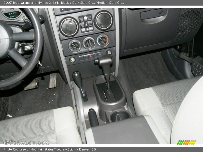 Black / Dark Slate Gray/Medium Slate Gray 2007 Jeep Wrangler Unlimited X 4x4