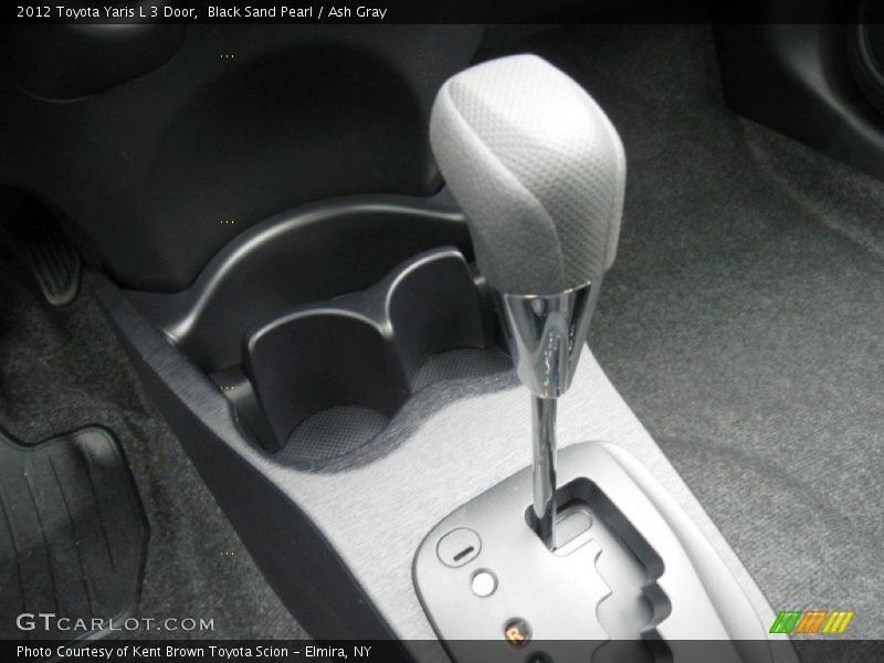 Black Sand Pearl / Ash Gray 2012 Toyota Yaris L 3 Door