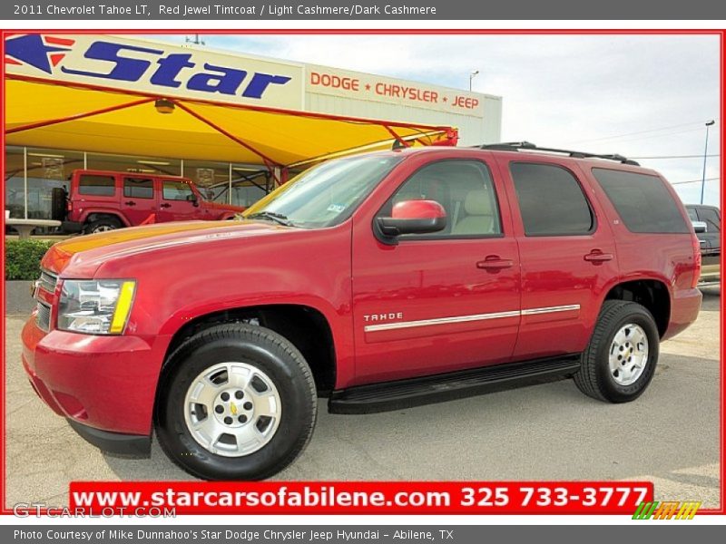 Red Jewel Tintcoat / Light Cashmere/Dark Cashmere 2011 Chevrolet Tahoe LT